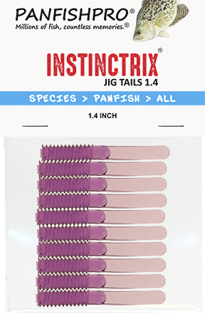 Grape - 1.4 inch INSTINCTRIX Jig Tails