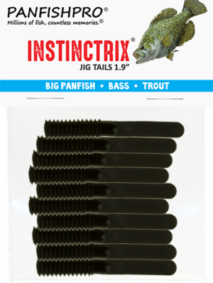 Black - INSTINCTRIX Jig Tails