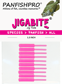Hot Pink - 1.3 inch JIGABITE Jig Tails