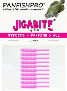 Bubble Gum - 1.3 inch JIGABITE Jig Tails