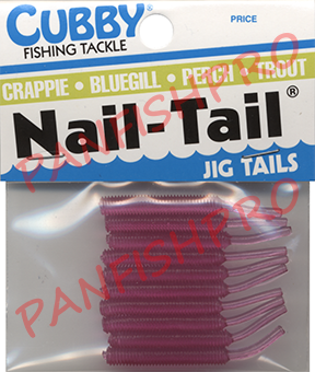 Cubby Nail-Tail Jig Tails Purple