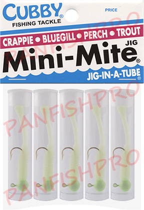 Cubby Mini-Mite Jig 5-Pack Glow/Glow