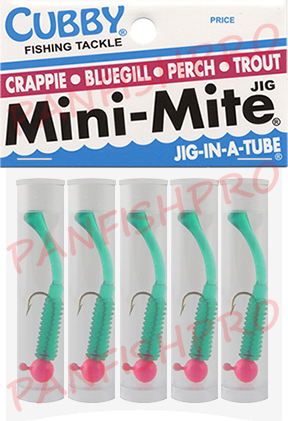 Cubby Mini-Mite Jig 5-Pack Pink/Aqua – PANFISHPRO