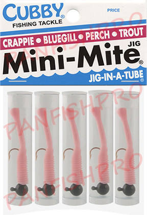 Cubby Mini-Mite Jig 5-Pack Black/Bubble Gum – PANFISHPRO