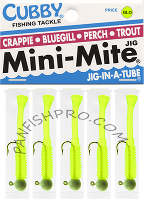 Trans-Glo Cubby Mini-Mite Jig 5 Pack – PANFISHPRO