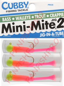 Cubby Mini Mite 2 Size 1/16 180 total Jigs in case *NEW*