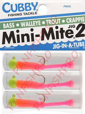 Cubby Mini-Mite Jig2 Yellow Chartreuse/Pink – PANFISHPRO