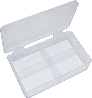 4.5″ X 2.75″ X 1.125″ Pocket Tackle Box 4 Compartment – PANFISHPRO