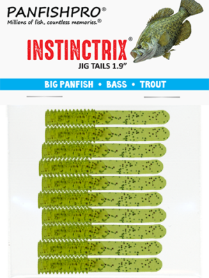Green Sunfish - INSTINCTRIX Jig Tails