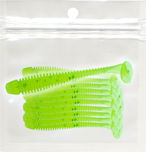 OURA-KOUNAO™ 1.75 inch Swim Baits Chartreuse/glitter