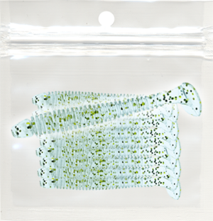 OURA-KOUNAO™ 1.75 inch Swim Baits clear/Gold glitter