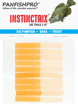 Orange Transparent - INSTINCTRIX Jig Tails