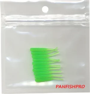 Green Chartreuse - 1.4 inch Teezer-Tail Jig Tails