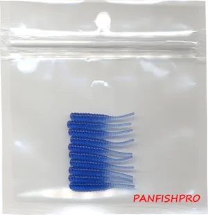 Bright Blue - 1.4 inch Teezer-Tail Jig Tails