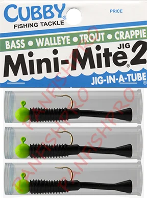 Cubby Mini-Mite Jig2 Green Chartreuse/Black