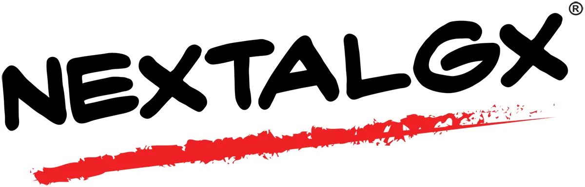 This is a graphical image of the name NEXTALGX. NEXTALGX is a pan fish jig made by Panfishpro. The name Panfishpro and NEXTALGX are federally registered trademark.