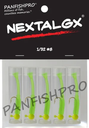 1/32 #8 Yellow Chartreuse/Green Chartreuse 5 NEXTALGX Jigs
