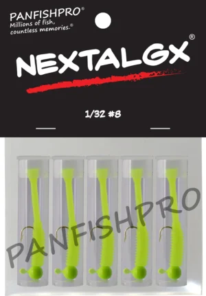 1/32 #8 Green Chartreuse/Silk Chartreuse 5 NEXTALGX Jigs
