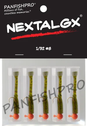 1/32 #8 Orange/Melon Red Glitter 5 NEXTALGX Jigs