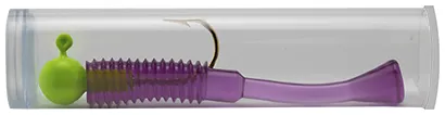 This is the Panfishpro NEXTALGX Jig shown in Green/Grape.